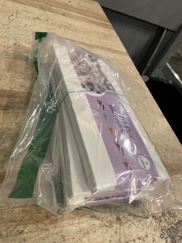 Photo 1 of 10 Pcs Small Scissors All Purpose, Stainless Steel Sharp Mini Detail Craft Scissors with Protective Cover for Embroidery, Paper Cutting, Sewing, Knitting, Crafting, 3.5"