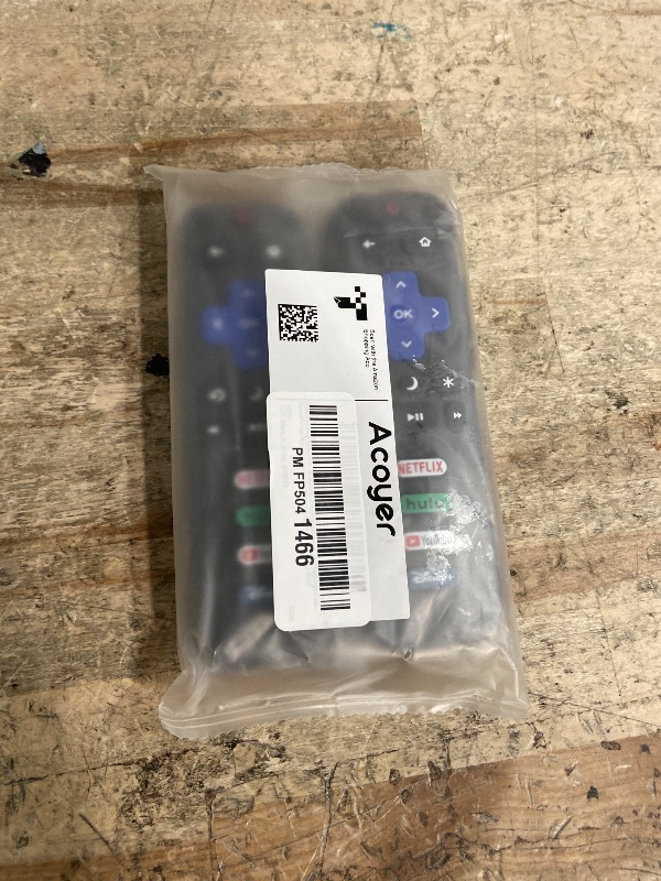 Photo 1 of (Pack of 2) Replacement Remote Control Only for Roku TV, Compatible for TCL Roku/Hisense Roku/Onn Roku/Sharp Roku/Element Roku/Westinghouse Roku/Philips Roku Smart TVs (Not for Roku Stick and Box)