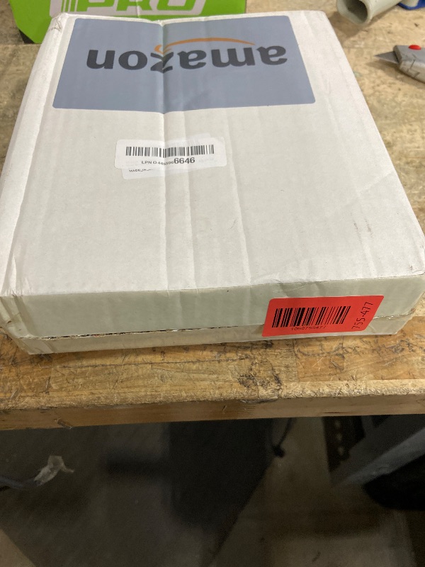 Photo 1 of 10 Inch Christmas Star Pentagram Tree Topper with Warm LED Lights for Xmas Tree Decorations (Red)