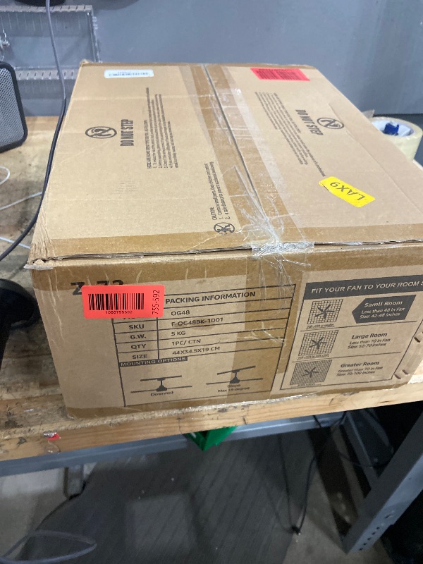 Photo 1 of Fanbulous 48 Inch Crystal Chandelier Fan with 22w LED, Fandelier Ceiling Fan with Light, Dimmable, 3CCT, 6-Speeds, Quiet DC Motor, Ceiling Fan Chandeliers, Modern Ceiling Fans for Bedroom, Living Room