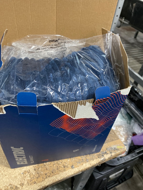 Photo 1 of Bedsure GentleSoft Heated Blanket Electric Throw - Soft Ribbed Flannel Electric Blanket, Heating with 4 Time Settings, 6 Heat Settings, and 3 hrs Timer Auto Shut Off, Gifts for Grandma (50"x60", Navy)