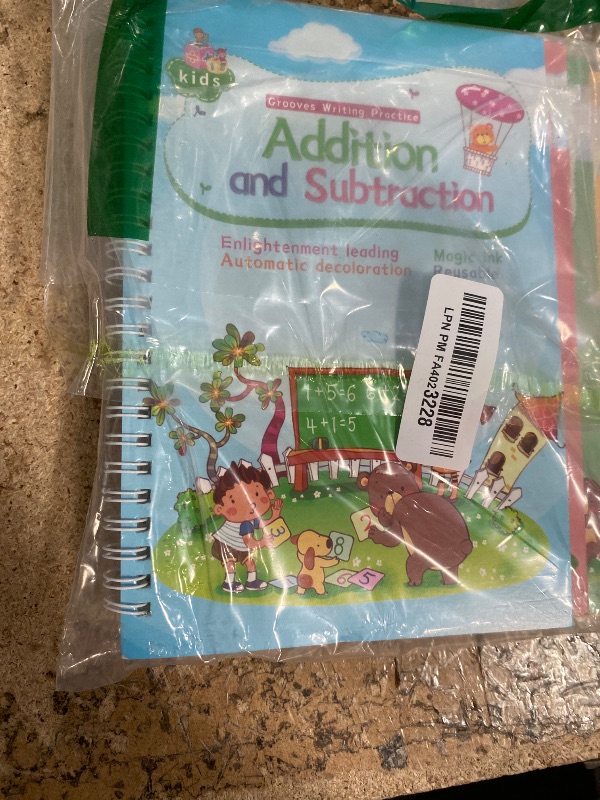 Photo 1 of ***NO PEN INCLUDED***Magic Ink Copybooks for Kids Reusable Handwriting Workbooks for Preschools Grooves Template Design and Handwriting Aid Practice for Kids The Print Writing