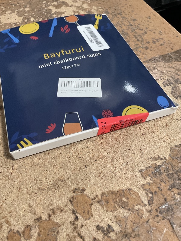 Photo 1 of 12pcs Mini Chalkboard Signs with Stand,Food Labels for Party Buffet, Food Tag/Name Card for Wedding Table, Name Tag Drink Labels Taco/Candy Bar/Bake Sale Food Sign, Catering Supplies Buffet Display