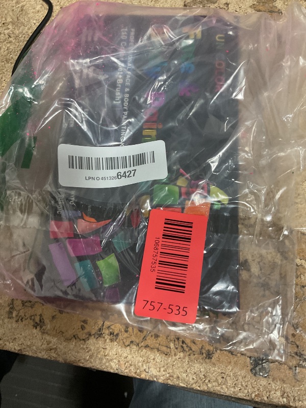 Photo 1 of 10 Color Rainbow Face Painting Kit - Split Cake Water Activated Palette, Washable Face paint for Kids & Adults. Perfect for Halloween, Party, Cosplay & Body Painting (02#)