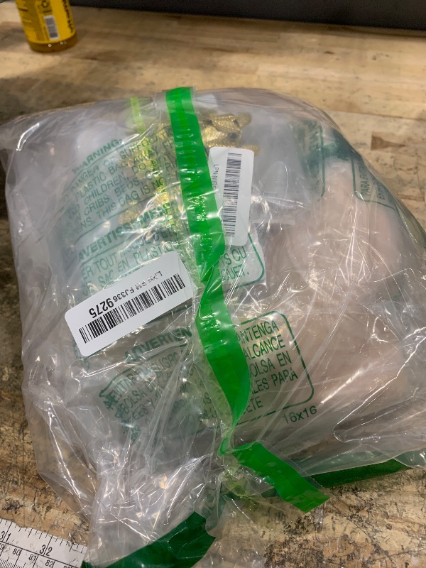 Photo 1 of 10x10ft Champagne Tulle Backdrop Curtain with Lights String for Parites, Sheer Photo Backdrop Curtains for Wedding Ceremony Bridal Shower Baby Shower Birthday Party Photo Shoot Background Decorations