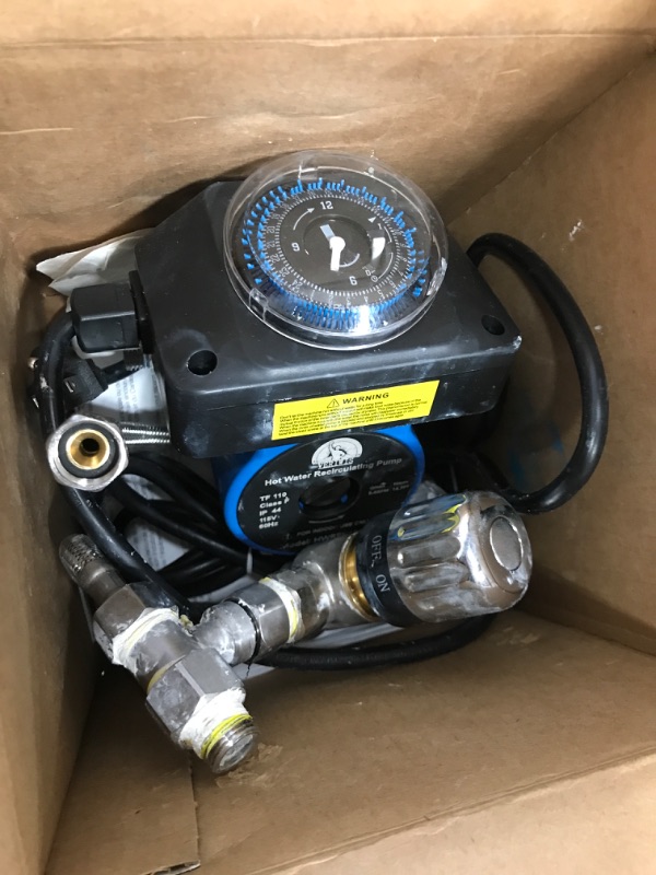 Photo 1 of **DIRTY** VERIWIS Instant Hot Water Recirculating Pump Kit for Tank Water Heater, Circulation Pump for House with 304 Stainless Steel Adjustable Bypass Valve and Timer, Replace 595916 0955805(3-Year Warranty)