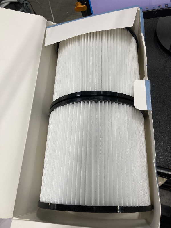 Photo 1 of 2 Pack Replacement Cartridge Filter Fit for shopvac 90304, 90350, 90333,903-04-00, 9030400,5 Gallon Up Wet/Dry Vacuum Cleaners