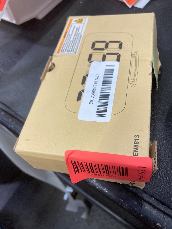 Photo 1 of **NO STAND**WulaWindy Digital Alarm Clock, Large Mirrored LED Display, with USB Charger, Snooze Function Dim Mode Wall Hanging Beside Desk Clock for Bedroom Room Decor