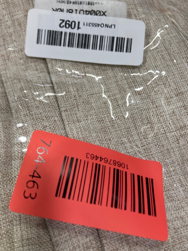 Photo 1 of 140 Inches Extra Wide Curtains (Each W70xL108x2) Linen Farmhouse Insulated Thermal Large Window Heavy Duty Draps for Summer Heat Patio Sliding Door 100 Percent Blackout Hook Belt(W70xL108x 2Panels)