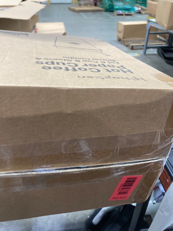 Photo 1 of 100 Pack 12 oz Paper Coffee Cups with Lids and Sleeves, To Go Paper Cups for Hot & Cold Beverage, Sturdy Thick Paper & Leak-free, Black & White Designs for Home, Business, Café, Juice or Tea.