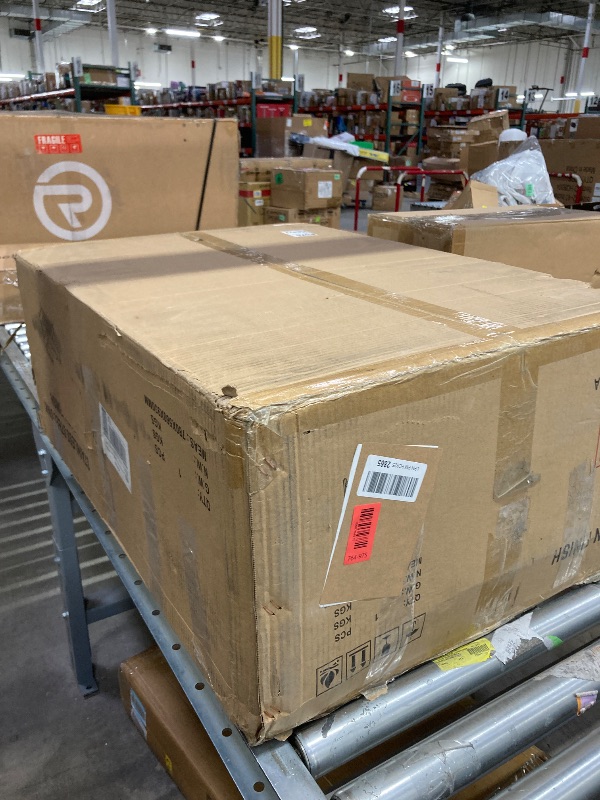 Photo 1 of ***factory sealed ***Bokaiya Black Stainless Steel Utility Sink Free Standing, Large Freestanding Laundry Sink with Faucet 16 Gauge Single Bowl Outdoor Commercial Sinks for Restaurant Garage (30.7" x 21.6" x 35")