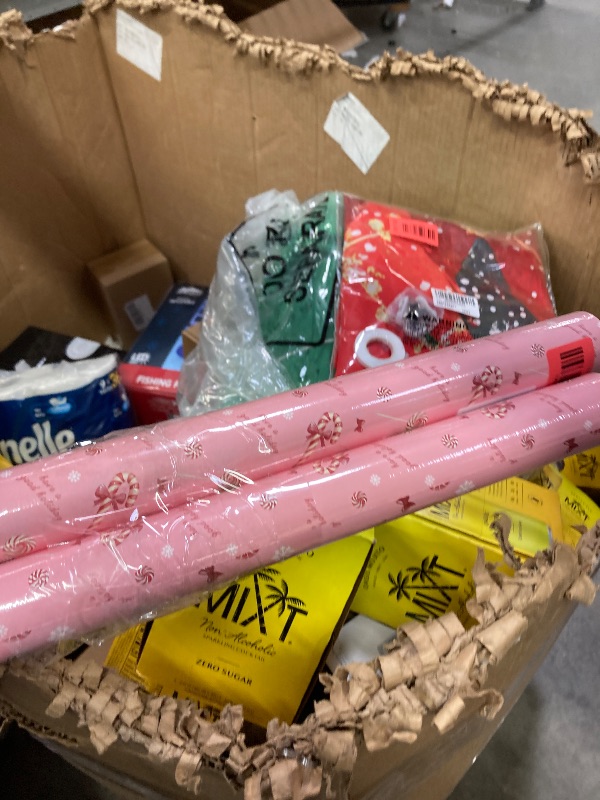 Photo 1 of **2 pack***Aimyoo Pink Wrapping Paper Roll - Bow and Candy Gift Wrap,17 Inch x 16.4 Feet Mini Roll for Girl Baby Shower, Birthday, Wedding