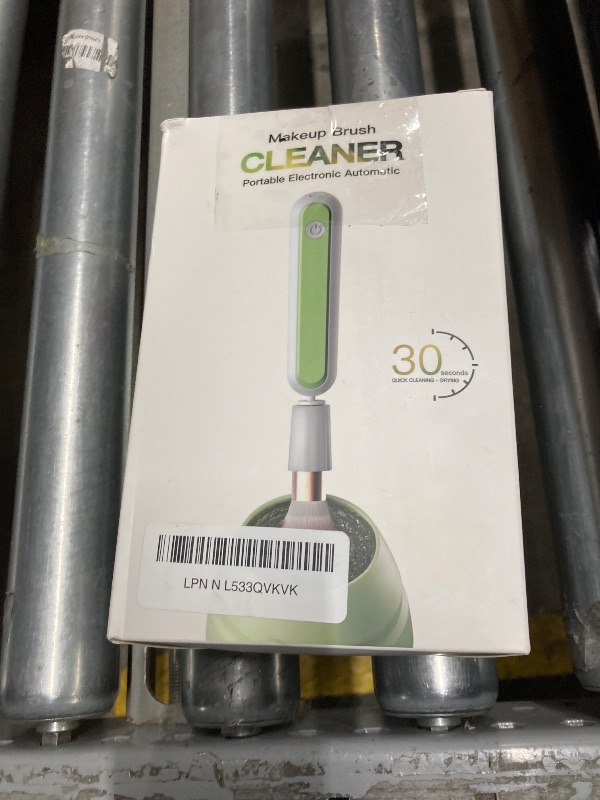 Photo 1 of ***MISSING A PIECE OR 2****Electric Makeup Brush Cleaner Machine -15000RPM Fast Deep Cleaning and Dry Make Up Brushes Efficient Cleaning with Storage Cas, Portable Spinning Washer, Gift for Women-Green***MISSING A PIECE OR 2****