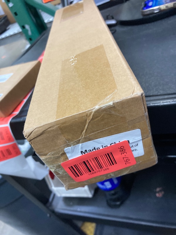 Photo 1 of 1 Inch Curtain Rods for Windows, 32 to 72 Inch Black Rustic Curtain Rod Set, Modern Design Drapery Tubes with Brackets Room Divider, For Indoor and Outdoor