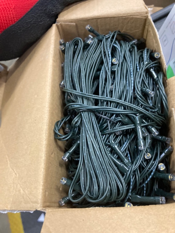 Photo 1 of (2 pack) Twinkle Star Christmas Decorations String Lights, 8 Modes, Plug-In, UL Certified Christmas Lights, 200 LEDs, White, 66' for Thanksgiving 2025 Decor
