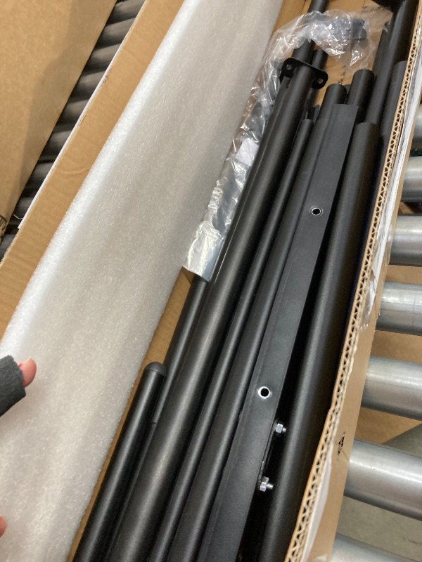 Photo 1 of ***Parts only***

Flngr Heavy Duty Clothes Rack, Standing Rolling Clothing Rack for Hanging Clothes with Sturdy Wheels & Shelves, Portable Closet Wardrobe Rack
