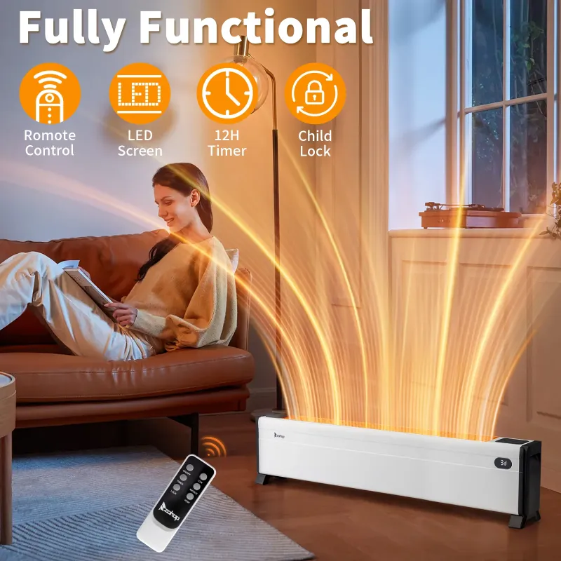 Photo 1 of ***Factory seal***

***Open to show****

Ktaxon 40" Baseboard Heater, 1500W Electric Baseboard Space Heater with 3 Heat Settings, Remote Control, Built-in Humidifier, 12H Timer, Tip-Over Switch, for Indoor Bedroom Office Home, White
