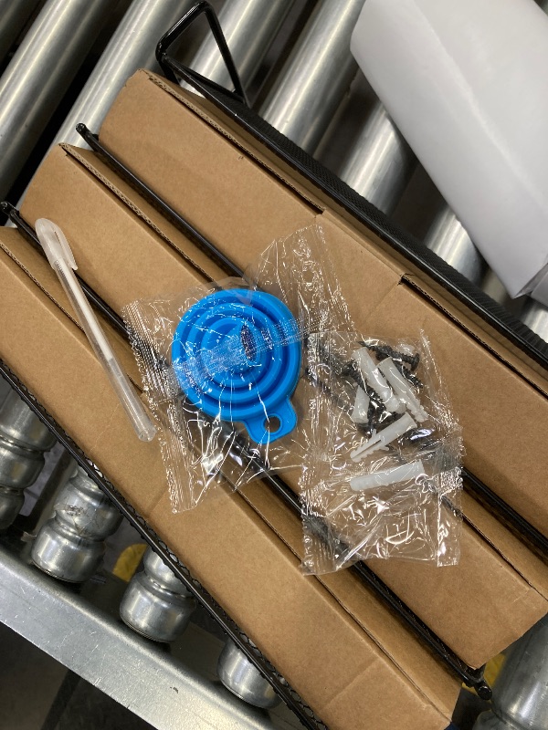 Photo 1 of ***MISSING 25 JARS ONLY*** SpaceAid Spice Rack Organizer with 25 Spice Jars, 386 Spice Labels, Chalk Marker and Funnel Set for Cabinet, Countertop, Pantry, Cupboard or Door & Wall Mount - 28 Jars, 13.4" W × 10.8" H, Black