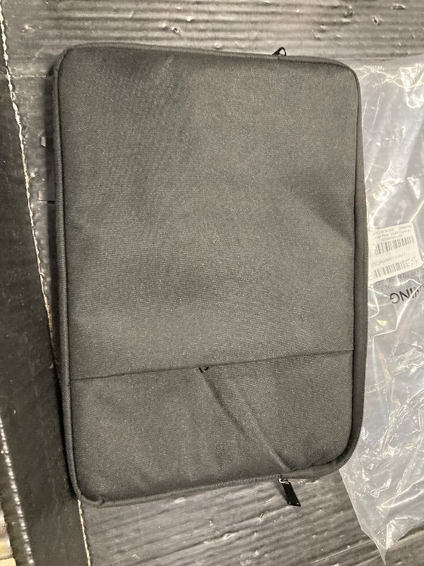 Photo 1 of 14 Inch Laptop Sleeve Case for DELL XPS 15 / Inspiron 14, HP Pavilion 14/Chromebook 14/Steam 14, Lenovo ideapad 14, ASUS Vivobook 14, Water Resistant Computer Sleeve 14 Inch Laptop Bag -Black