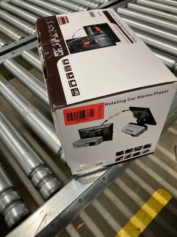 Photo 1 of 10.4" Single Din Touchscreen Car Stereo with Wireless Carplay & Android Auto, Adjustable Car Radio with Bluetooth, Mirror Link, FM Radio, Subwoofer, SWC, Backup Camera