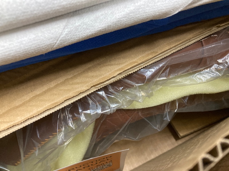 Photo 1 of 1 BOX WITH 2 CHAIRS ONLY
Sweetcrispy Counter Height Bar Stools Set of 4, 30 inch Height Stool Faux Leather Barstools with Back, Armless Kitchen Island Countertop Comfortable Modern Chairs with Metal Legs - Brown