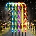 Photo 1 of 10 Pack 8 Modes Christmas Candy Cane Lights 21 Inch Flickering Candy Cane Pathway Marker Waterproof UL Listed Christmas Lighting Decoration Light Outdoor Indoor

