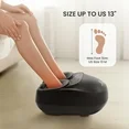 Photo 1 of *NOT HEATING*
Foot Massager with Heat, Comfier Shiatsu Foot Massage Machine with Remote for Plantar Fasciitis, Neuropathy, Circulation, Max Size 13, Black, Gifts