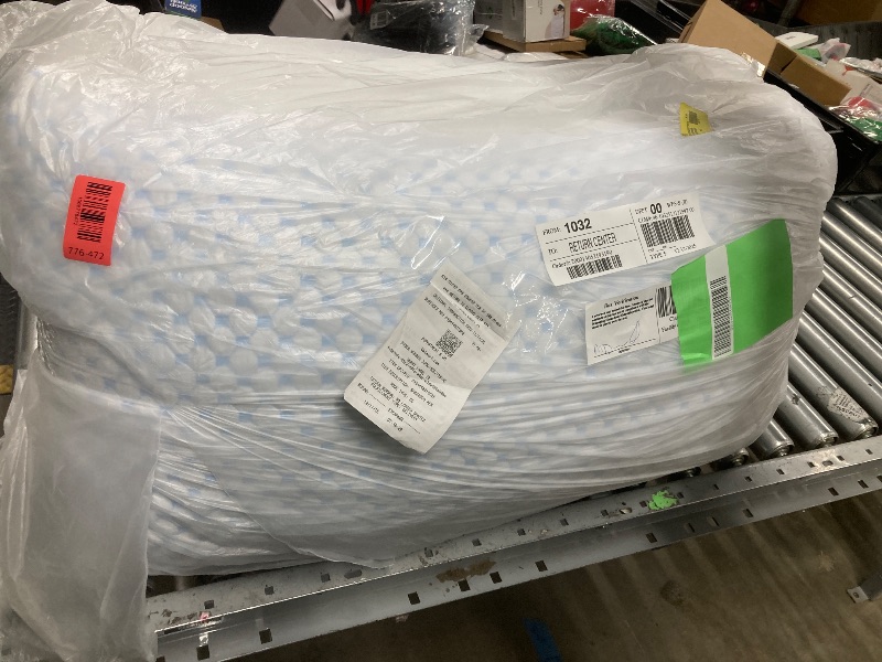 Photo 1 of ***USEDD***Shredded Memory Foam Pillows for Sleeping 2 Pack, King Size Cooling Bed Pillows for Side Back and Stomach Sleepers, Bed Pillows with Washable Removable Cover