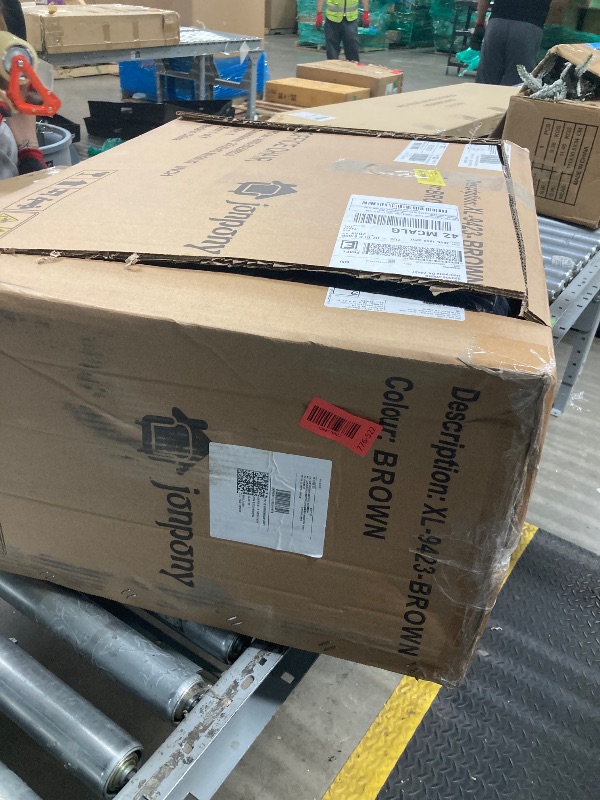 Photo 1 of ***only reference***Amazon Basics Classic Puresoft PU Padded Mid-Back Height Adjustable Office Computer Desk Chair with Armrest, 25.75"D x 24.25"W x 42.25"H, Brown