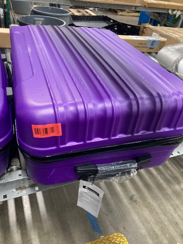 Photo 1 of ***REFERENCE***3 Piece Luggage Set Carry On Suitcase,Lightweight Travel Carry-on and Checked Luggage,Rolling Hard Shell Travel Suitcases,with Spinner Wheels TSA Locks,for Men, 20/24/28 Inch (Purple, 3 Piece)