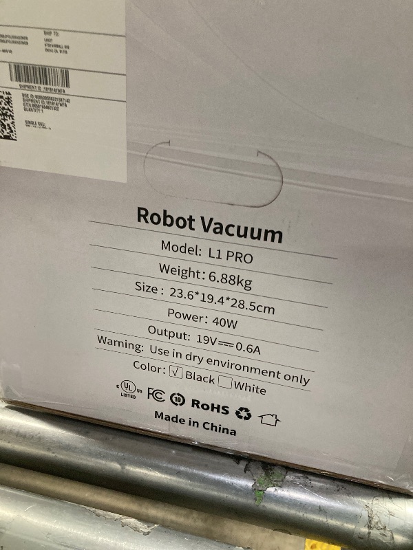 Photo 1 of ***reference**AIRROBO L50+ Robot Vacuum and Mop Cleaners Self-Empty with Ultrasonic Carpet Detection,5500Pa Suction, 75 Days Hands-Free, 180min Long Runtime with Smart Control
