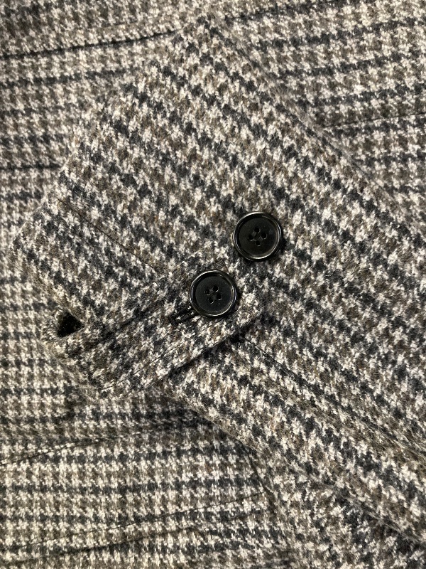 Photo 1 of ***PEOPLE SAY FIT IS NOT RIGHT*PLZ READ ENTIRE DESCRIPTION FOR MORE INFO***AllSaints Men's Goodman Coat, Multi Grey/Brown Size 44***ACROSS THE BACK FROM SLEEVE SEAM TO SLEEVE SEAM IS 19" *SLEEVE LENGTH   MEASURES 26" ***