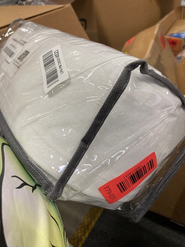 Photo 1 of 120 Inch 100% Blackout Linen Pleated Curtains 60 Inch Wide for Living Room Pinch Pleat Back Tab Black Out Drapes Memory Shape Heat Reducing Window Curtains for Bedroom 60x120 Beige White 1 Panel