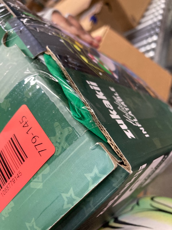 Photo 1 of 12FT Giant Christmas Inflatables Decorations Snowman Built-in Music & 360° Rotation 3-Color LED Lights, Huge Christmas Blow Up Yard Decoration Outdoor for Xmas Garden New Year