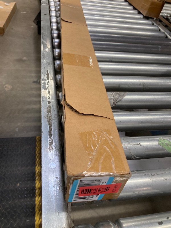 Photo 1 of 1 Inch Heavy Duty Adjustable Curtain Rods for Windows, Industrial Wrap Around Room Divider Decorative Curtain Rods Wall Mount & Ceiling Mount for Indoor & Outdoor, 72 to 144 inch, Black