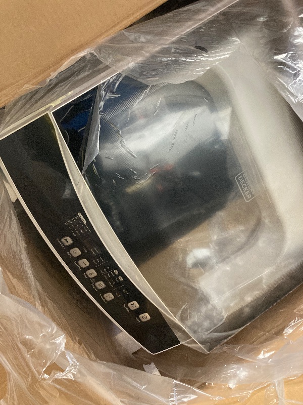 Photo 1 of **Selling for Parts Only**BLACK+DECKER 3.0 Cu. Ft. Portable Washer, 26.5 lb. Capacity Washing Machine, 6 Cycles, Quick Connect Sink Adapter and Drain Hose Included, Transparent Lid & LED Display, BPW30MW, White