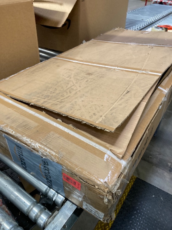 Photo 1 of ***BOX B ONLY/INCOMPLETE SET/DAMAGED METAL SEE PICS***10'x10' Hardtop Gazebo, Heavy Duty Aluminum Permanent Hardtop Gazebo Outdoor Pavilion with Curtains and Netting for Garden (Gray, 10'x10')