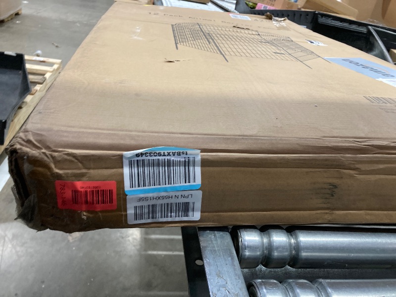 Photo 1 of 12 Panel No Dig Decorative Garden Fence with Gate - 42in H x 25.55ft L, Tall Animal Barrier for Dogs Rabbits, Rustproof Metal Wire Panels for Yard, Patio, and Outdoor Border Use