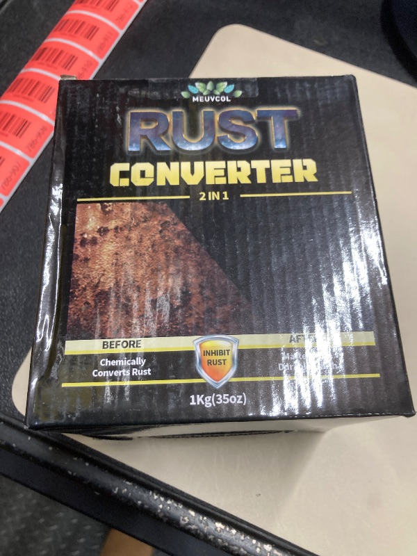 Photo 1 of , 35 Floz Black Rust Inhibitor Paint for Metal, Ultra Automotive Rust Reformer & Seal, Long-Lasting Rust Preventative Coating, Heat Resistance