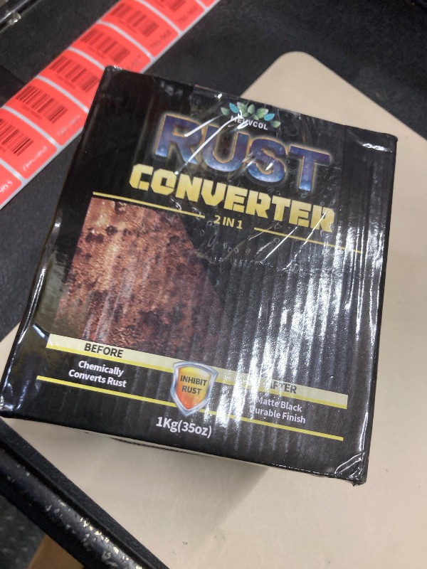 Photo 1 of , 35 Floz Black Rust Inhibitor Paint for Metal, Ultra Automotive Rust Reformer & Seal, Long-Lasting Rust Preventative Coating, Heat Resistance