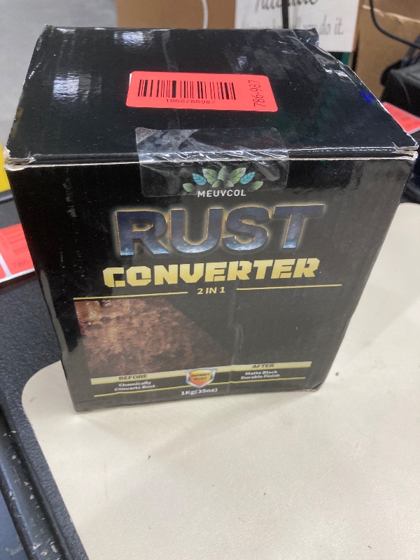 Photo 1 of , 35 Floz Black Rust Inhibitor Paint for Metal, Ultra Automotive Rust Reformer & Seal, Long-Lasting Rust Preventative Coating, Heat Resistance