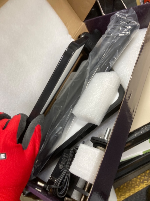 Photo 1 of ***PARTS ONLY -NON-FUNCTIONAL -SELLING AS IS *** talkhigh Supper Bright Clamp-On Gooseneck Desk Lamp LED Study Light with Flexible Arms, 5 Brightness & 4 Color Modes for Home Office/Reading/Gift