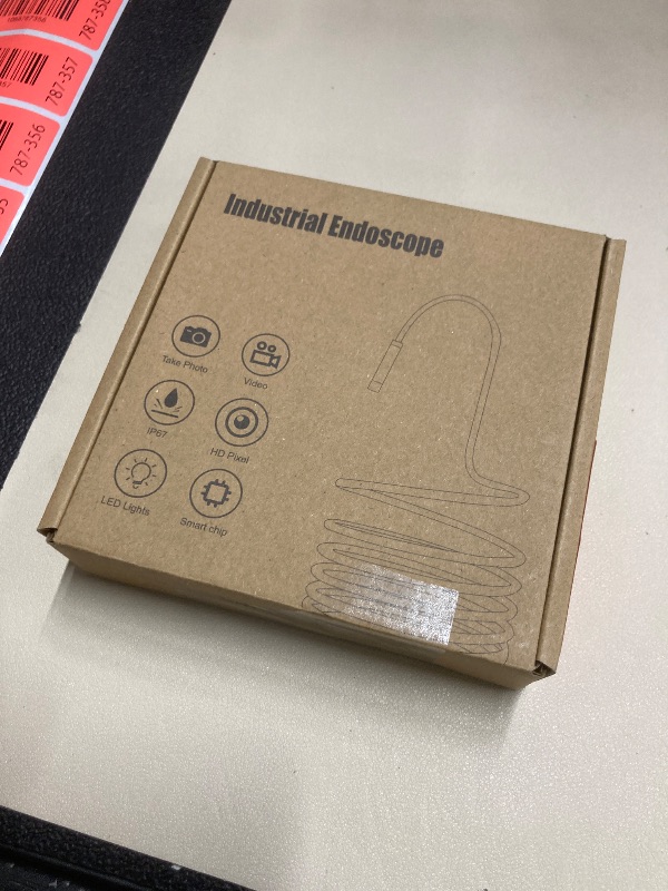 Photo 1 of [Dual-Lens] Endoscope Camera with Light, 1920P HD Borescope with 8+1 Adjustable LED Lights, IP67 Waterproof 16.5FT Semi-Rigid Snake Cord Inspection Camera for iPhone, iPad and Android Phone (Type C)