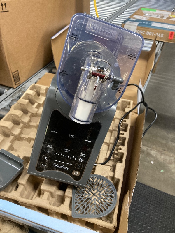 Photo 1 of **PARTS ONLY***Bluebow Slushie Machine for Home, 88oz Vessel Slush Maker with 6 Presets, No Ice Needed, Frozen Drink Maker for Smoothie, Frappe, Milkshakes and More