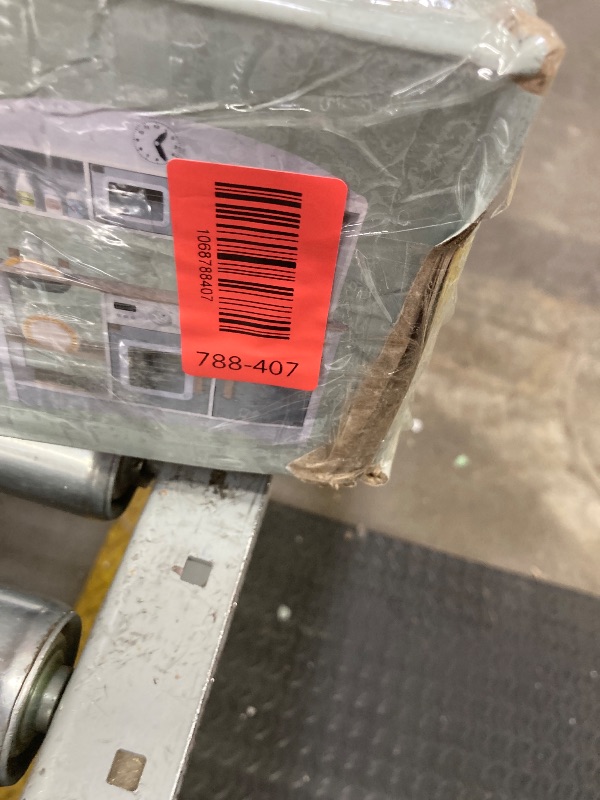 Photo 1 of **NO INSTRUCTIONS***Kids Play Kitchen Set Toy, Wooden Pretend Chef Cooking Play Set with Microwave, Pan, Sink, Cookware Accessories Kitchen Set for Toddlers, Boys, Girls, Gift for Ages 2+