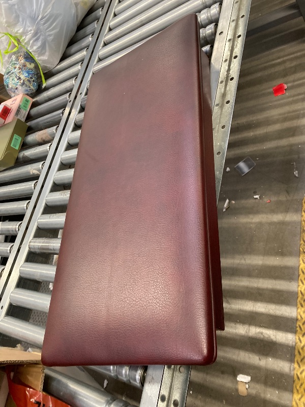 Photo 1 of **Missing hardware**Signature Design by Ashley Tyler Creek Urban Farmhouse Counter Height Upholstered Dining Bench, Almost Black