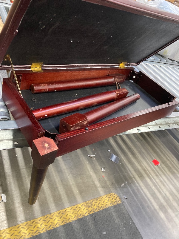 Photo 1 of **Missing hardware**Signature Design by Ashley Tyler Creek Urban Farmhouse Counter Height Upholstered Dining Bench, Almost Black