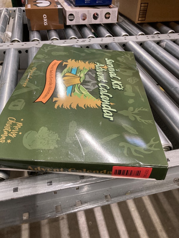 Photo 1 of 2025 Advent Calendar for Adults, Advent Calendar Survival Kits for Men Adults Teens Boys, 24 Days Christmas Countdown Calendar Gift for Outdoor Adventure Camping Fishing Hunting