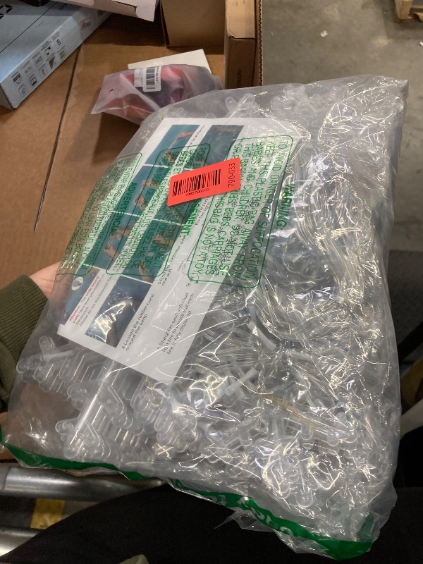 Photo 1 of 16.4 Ft Christmas Snowflake Window Lights, Hanging Christmas Curtain Lights Outdoor 288 LED with 24 Drops, 8 Modes Cool White Snowflake Decorations for Holiday Window Decorations,Yard, Curtain, Party