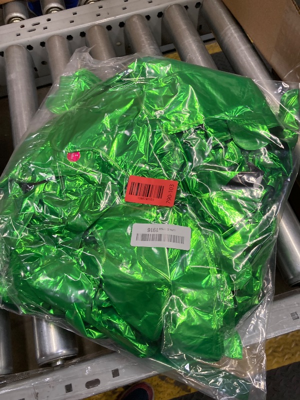 Photo 1 of 16pcs Halloween Green Alien Balloons - 32in Alien Inflatable Funny Balloon for Halloween, Christmas, Birthday Party Decoration